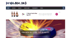 Desktop Screenshot of beyblade.org